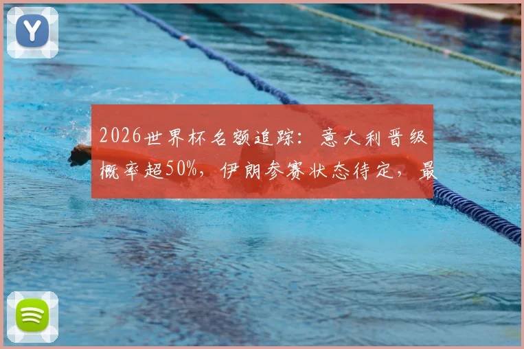 2026世界杯名额追踪:意大利晋级概率超50%,伊朗参赛状态待定,最新外媒消息解读